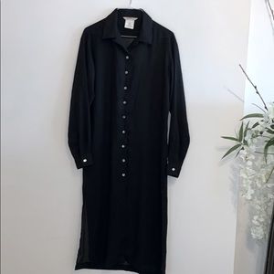 🦇VINTAGE ESPRIT sheer shirt dress🦇